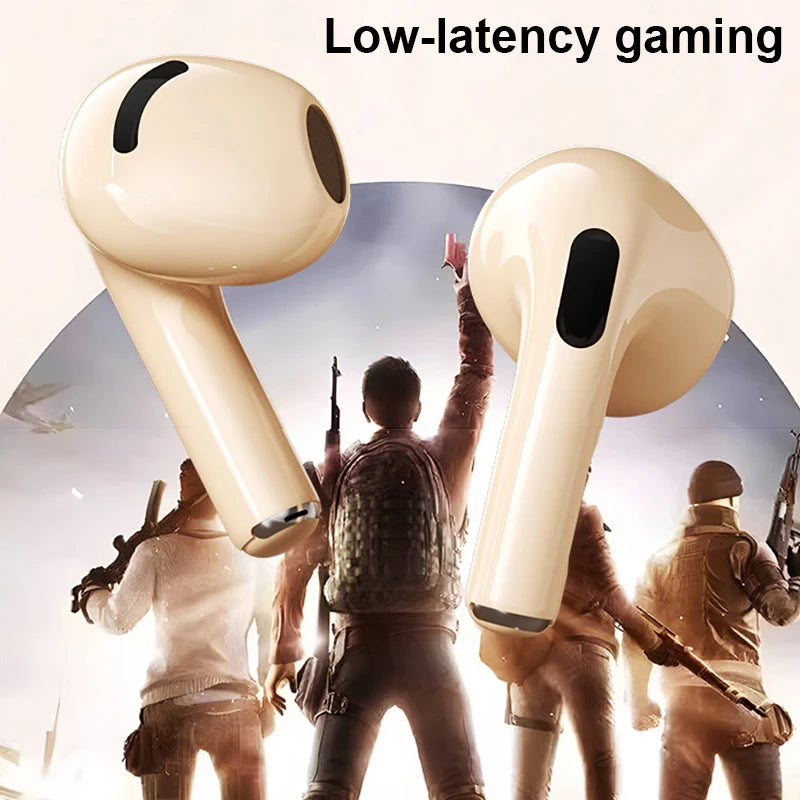 Bluetooth Earphone Wireless Headphone ENC Noise Cancelling Earbud TWS Pro4c Low Latency Game HiFi Stereo Headset For Xiaomi iPad