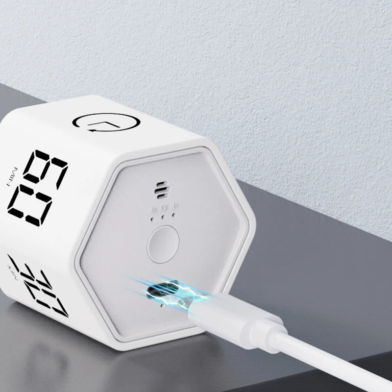 Productivity Kitchen Timer Productivity Gravity Sensor LED Display Digital Time Time Management Kitchen Countdown Gadget Timer