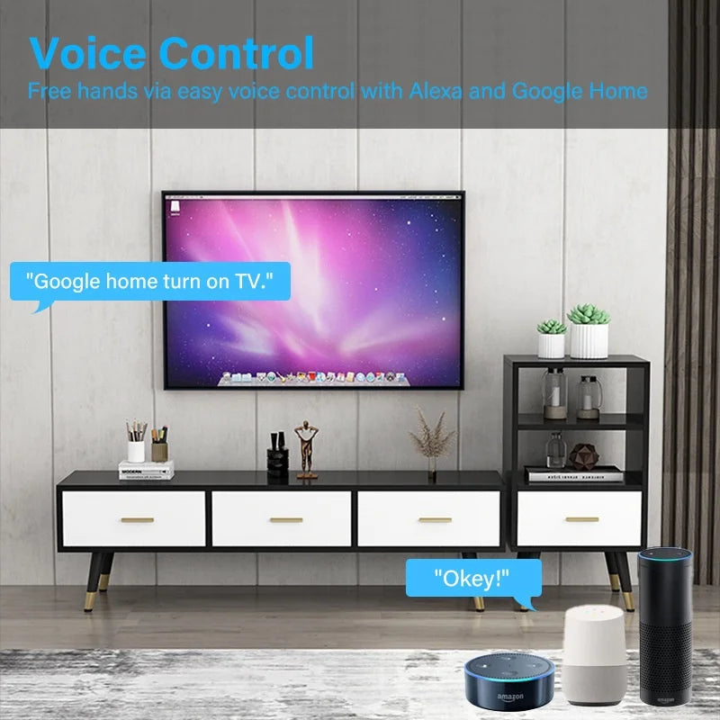 Tuya Smart WiFi IR Remote Universal for Smart Home Control for TV Air Conditioner Works with Alexa Google Home Yandex Alice