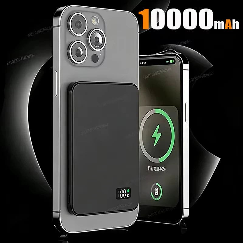 500000mAh Wireless Magnetic Power Bank Fast Charging PD22.5W External Battery Portable for Magsafe for iPhone17 Samsung Xiaomi