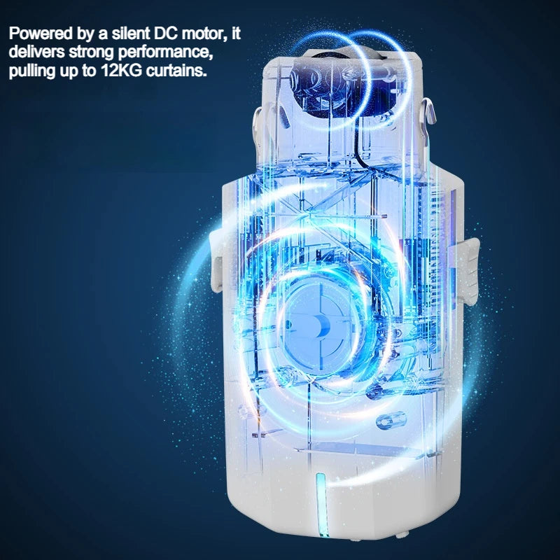 Smart Electric Curtain Robot Track Motor Remote Control Home Electric Drive Track Rod Automatic Curtain Opener
