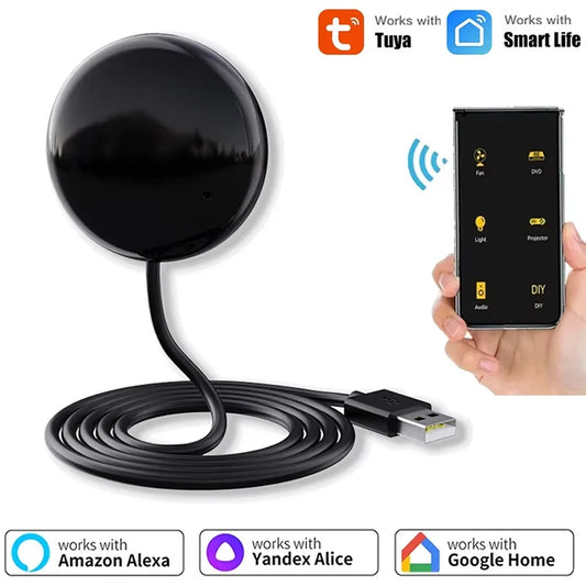 Tuya WiFi Smart Remote Control Universal IR Remote Controller TV Air Conditioner Remote Control Smart Life For Alexa Google Home