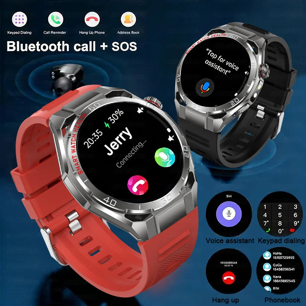 2026 New Accurate Measurement Health Smart Watch Blood Pressure Blood Lipids ECG+PPG Uric Acid BT HD Call Smartwatch Men Women
