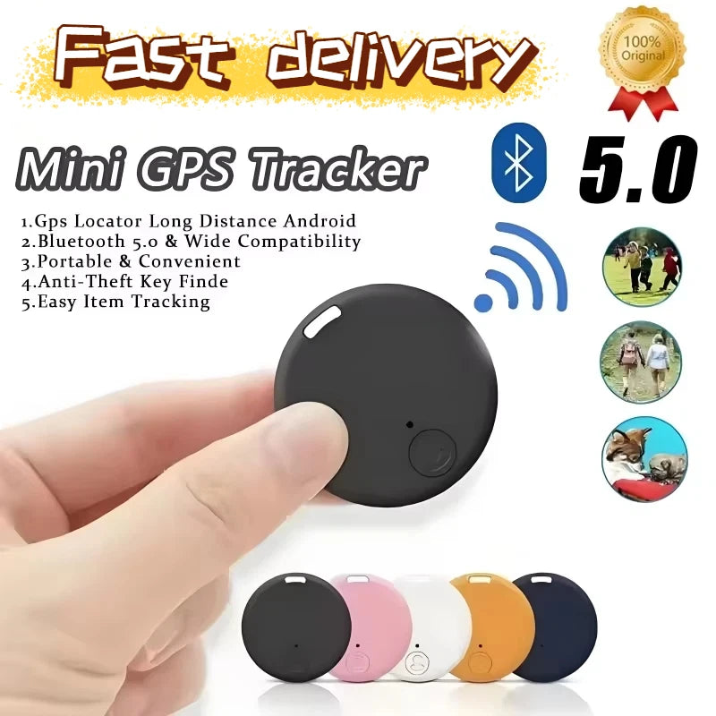 Mini 5.0 Anti-Lost Device GPS Bluetooth Tracker Air Tag Pet elderly Kids Wallet Tracking For IOS Android Smart Locator ﻿2026