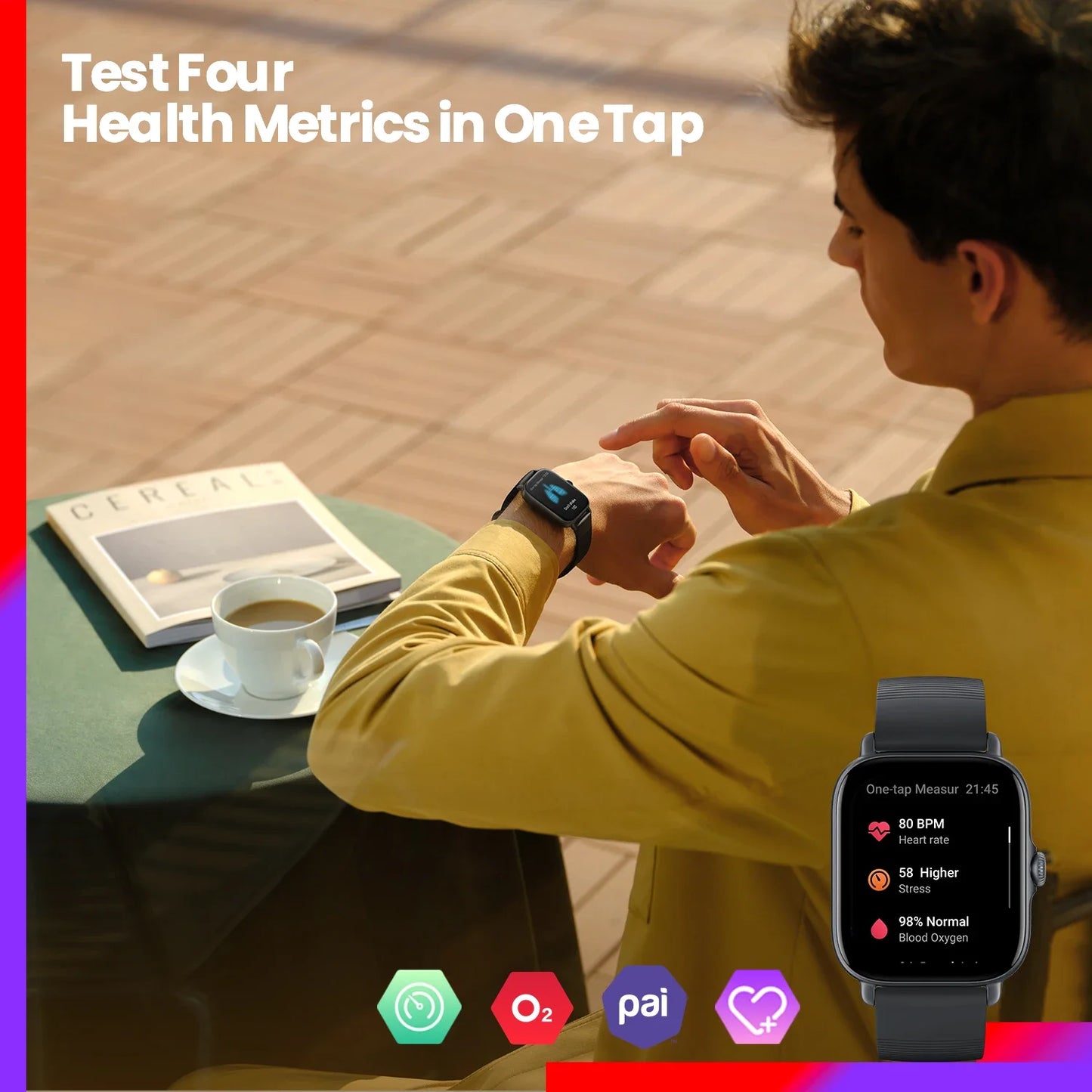 Amazfit GTS 3 Smartwatch  5ATM Waterproof GPS Bluetooth Alexa 1.75'' AMOLED Display Smart Watches For Men Refurbishment Machine