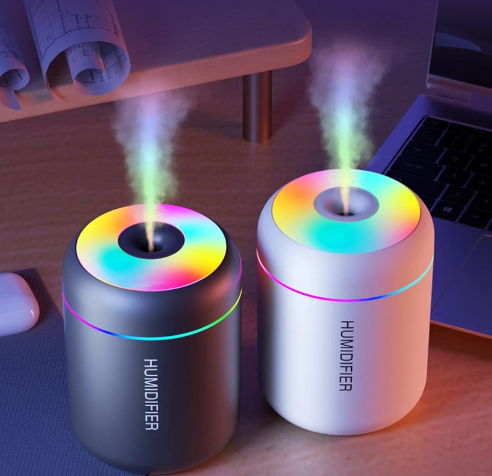 USB Air Humidifier LED Desktop Cool Mist Sprayer Aroma Diffuser Essential Oil Purifier for Home Bedroom