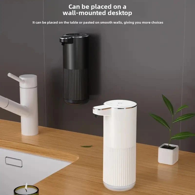 360ML Light Display Rechargeable 4-Gears Adjustable Foam/Gels Smart Infrared Automatic Sense Soap Dispenser For Kitchen Bathroom