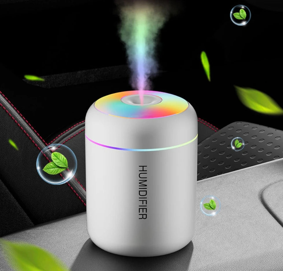 USB Air Humidifier LED Desktop Cool Mist Sprayer Aroma Diffuser Essential Oil Purifier for Home Bedroom