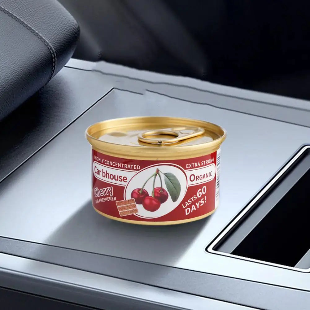 Wooden Car Aroma Diffuser New Car Deodorizer Fiber Air Freshener with Canned Coffee Scent Best Seller for Automotive Interior