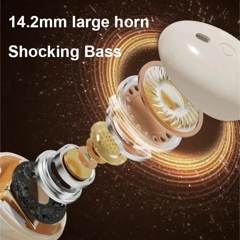 Newest Bluetooth Earphone Wireless Headphone ENC Noise Cancelling Earbuds TWS Pro5 HiFi Stereo Headset For Xiaomi Air iPad